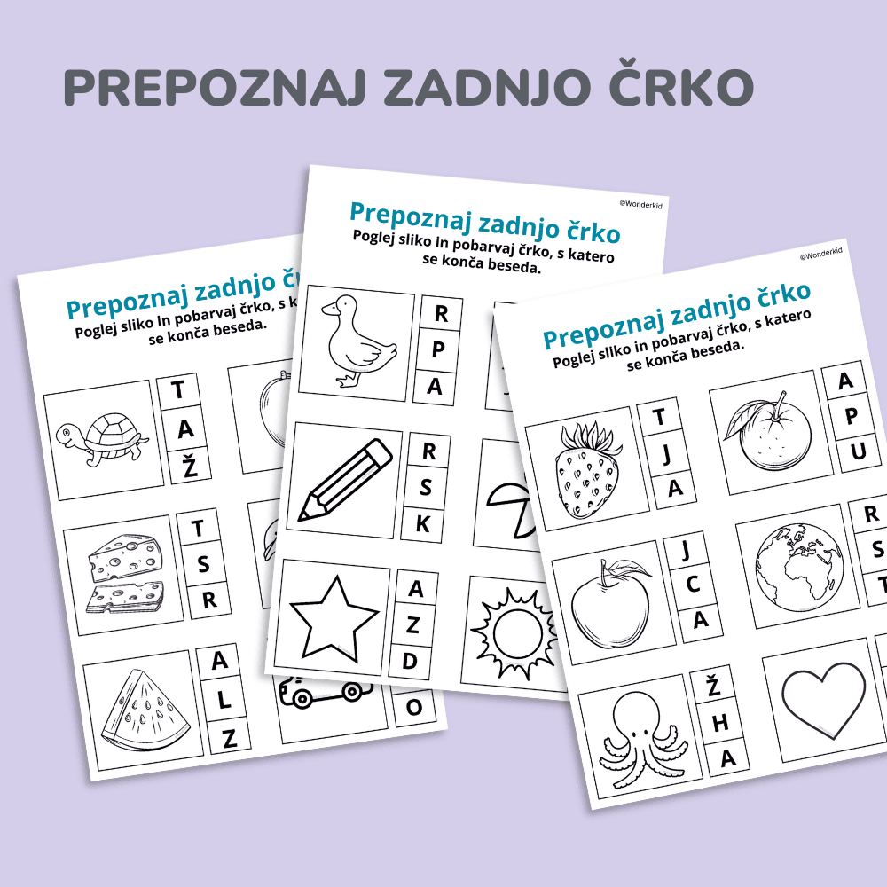 Spoznavanje črk